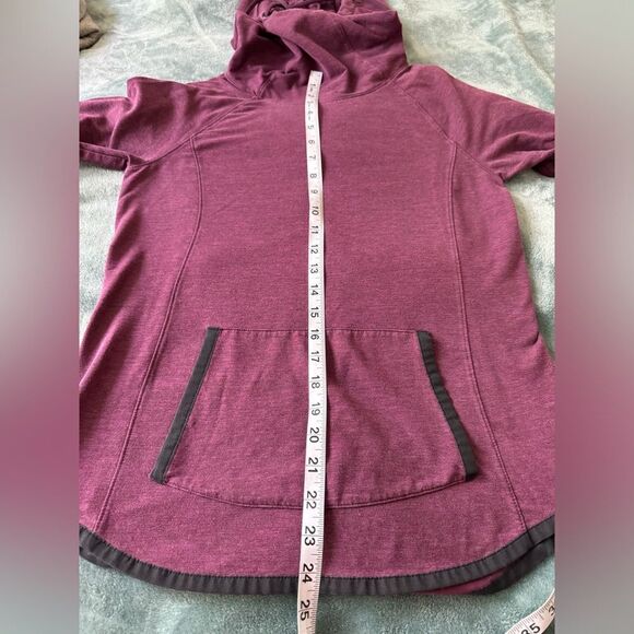 Athleta Women’s Sentry Terry Hoodie Women’s XS Purple Pullover Long Sleeve - Picture 15 of 15